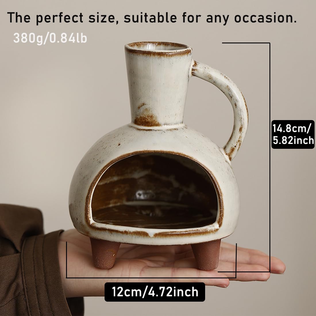 Ceramic Incense Holder (Retro 01)