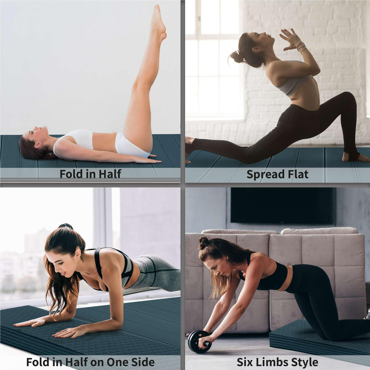 Original Foldable Yoga Mat XL (Sea Pine / 48" x 72" x 1/3")