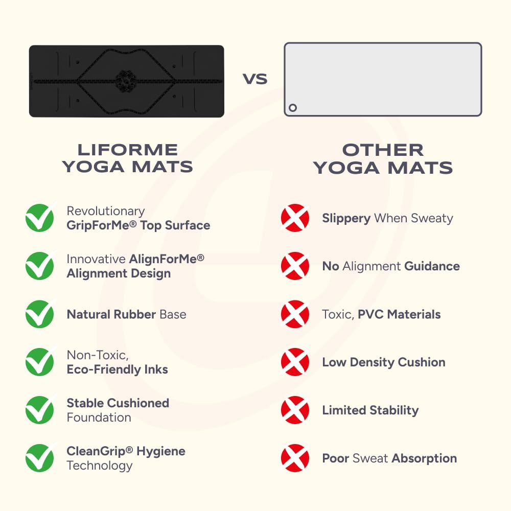 Printed Yoga Mat (Mystique - Black on Black)