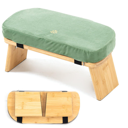 Bamboo Meditation Bench (Green)