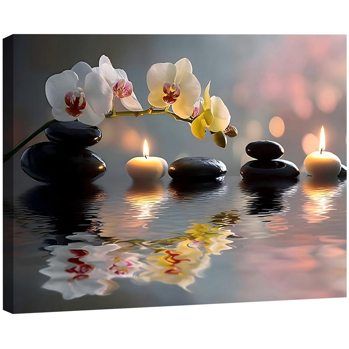 Elegant Orchid Wall Decor (Pictures8 / 18"L x 12"W)