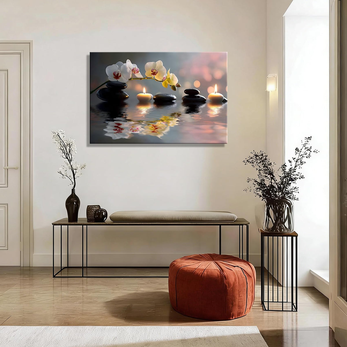 Elegant Orchid Wall Decor (Pictures8 / 18"L x 12"W)