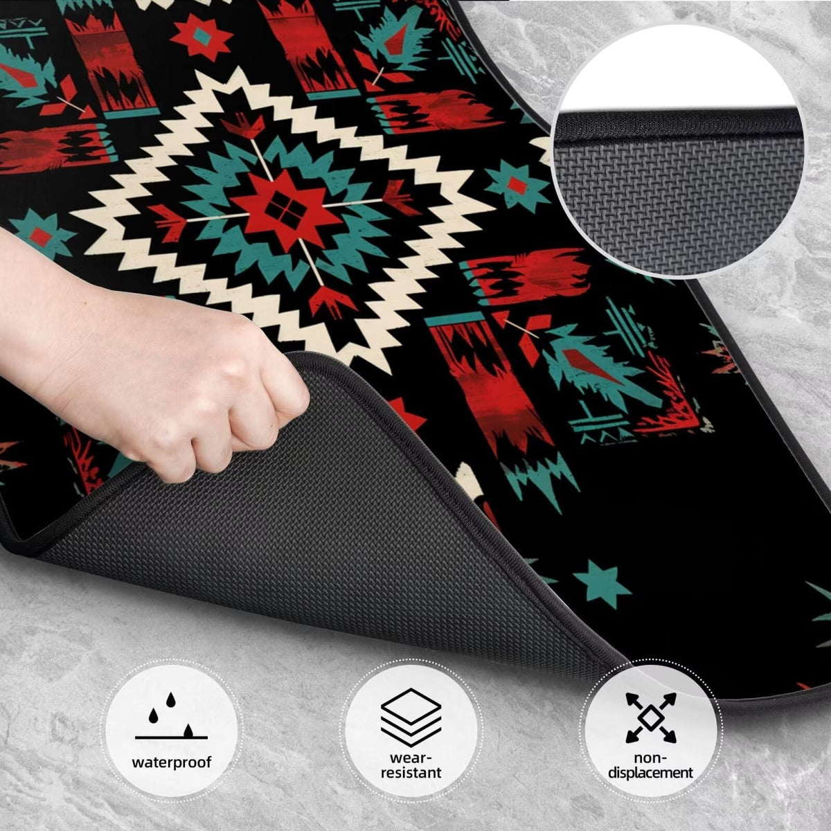 Navajo Car Floor Mats Full Set of 4 (Navajo)