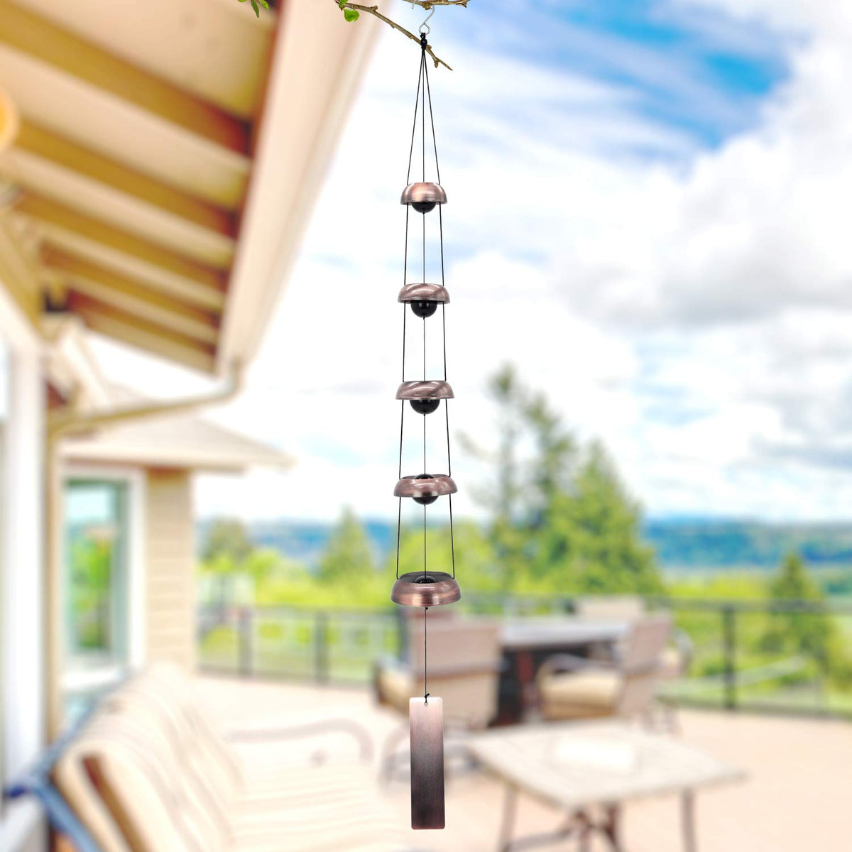 Copper Wind Chimes (5 Copper Bell)