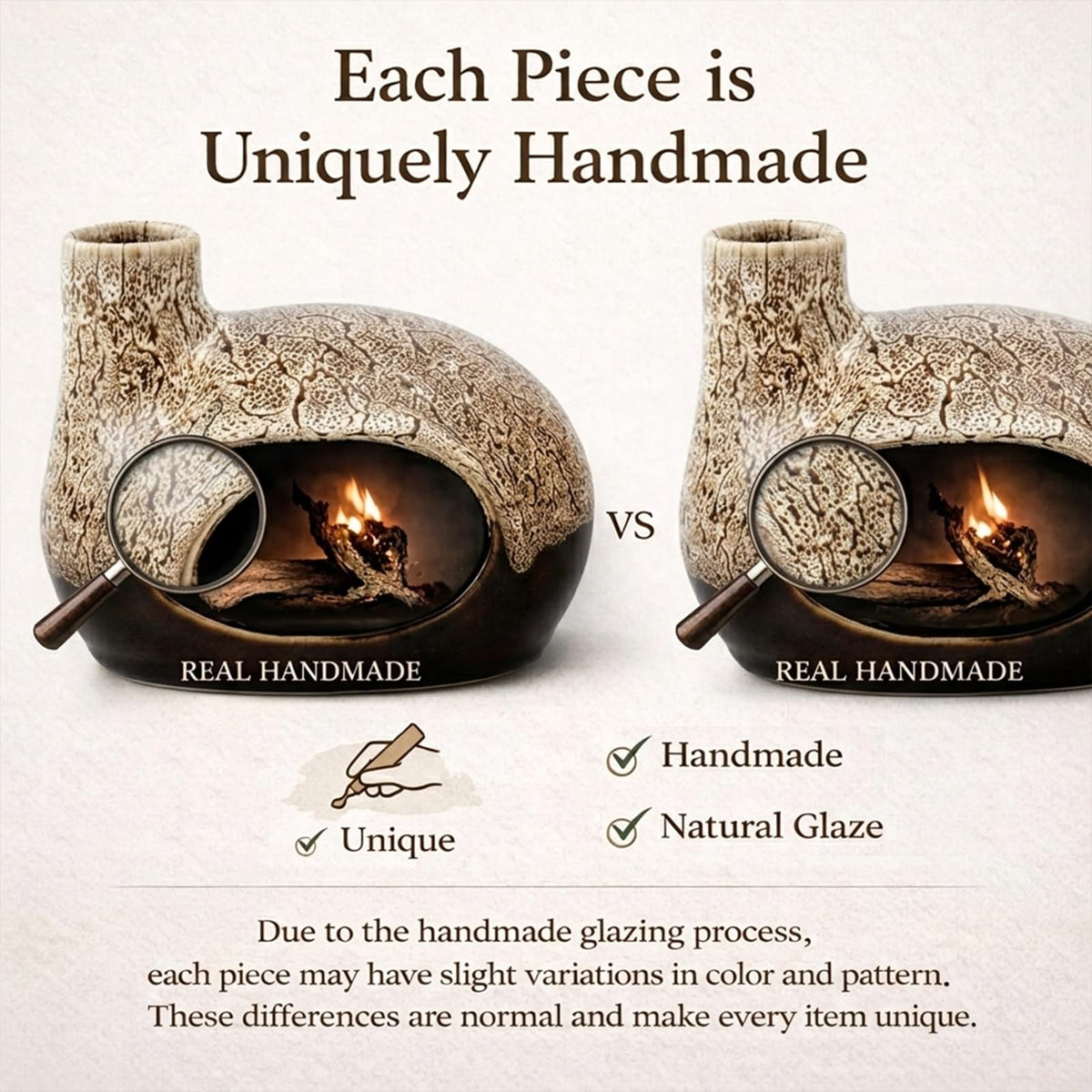 Handcrafted Ceramic Palo Santo Holder (White)