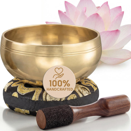 Tibetan Singing Bowl Set (Plain Textured / Without Case)