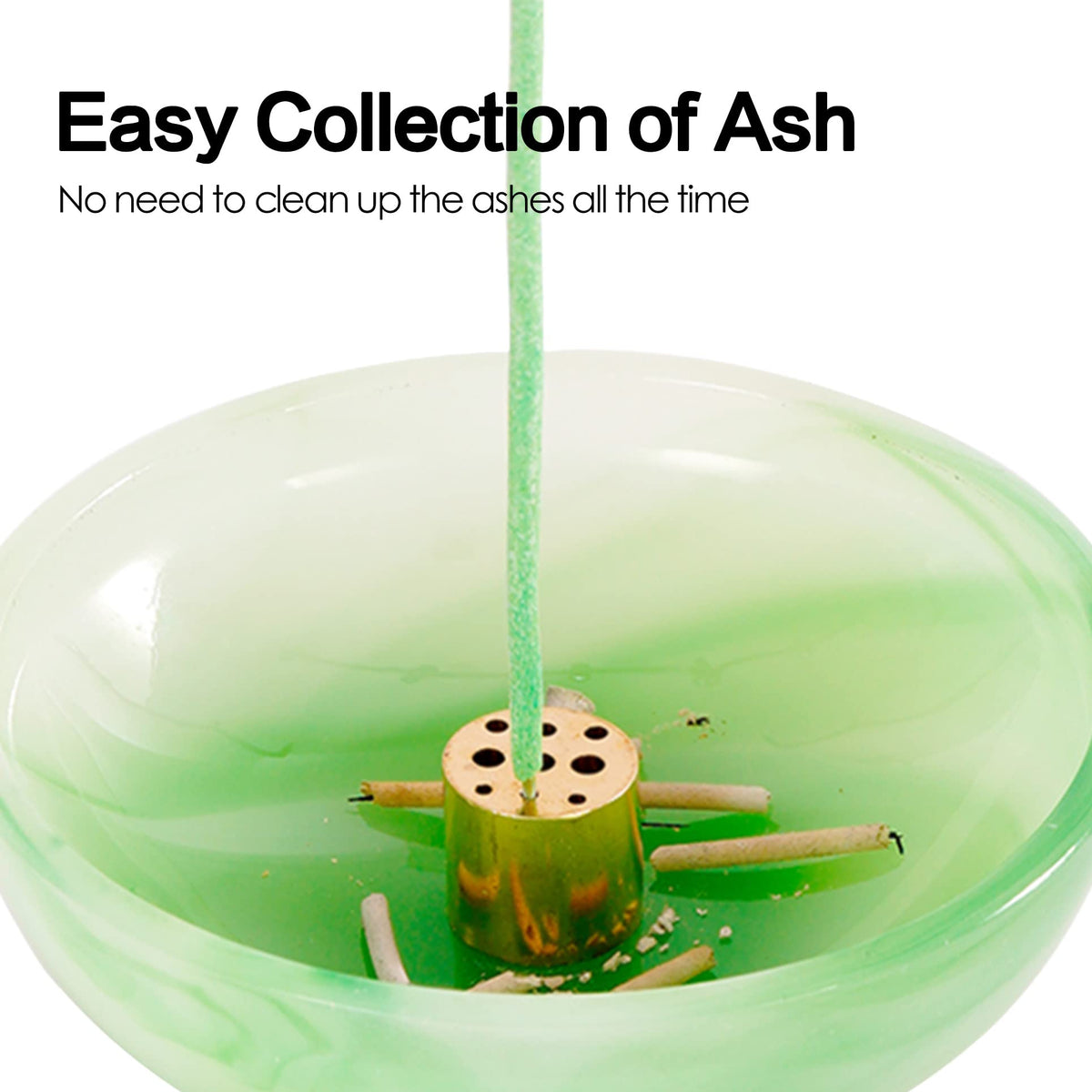 Incense Holder (Agate Green)