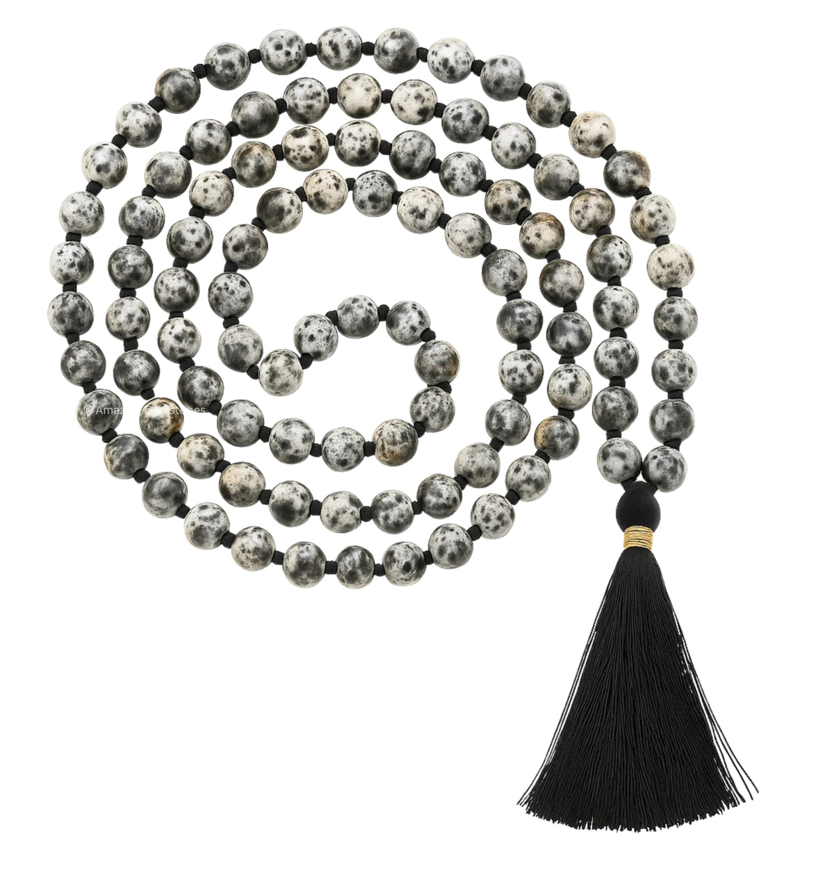 Yooperlite Mala Beads (Yooperlite / Knotted)