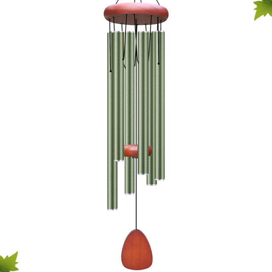 Large Aluminium Wind Chimes (Green wind chime -36“)