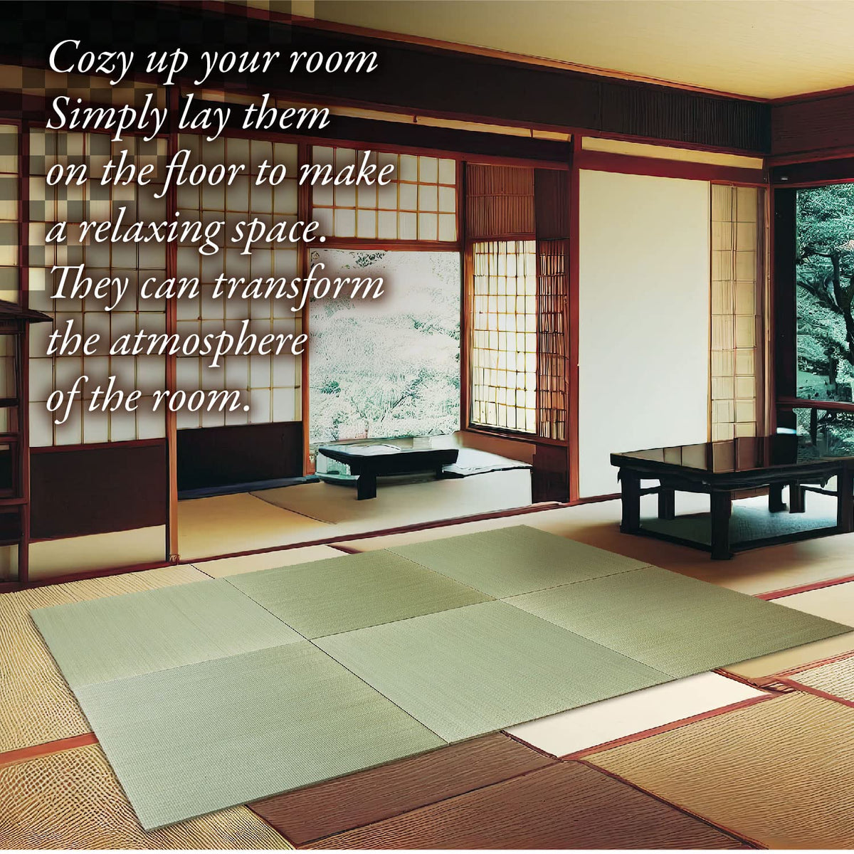 Tatami Mat Set (Natural / 4pieces)