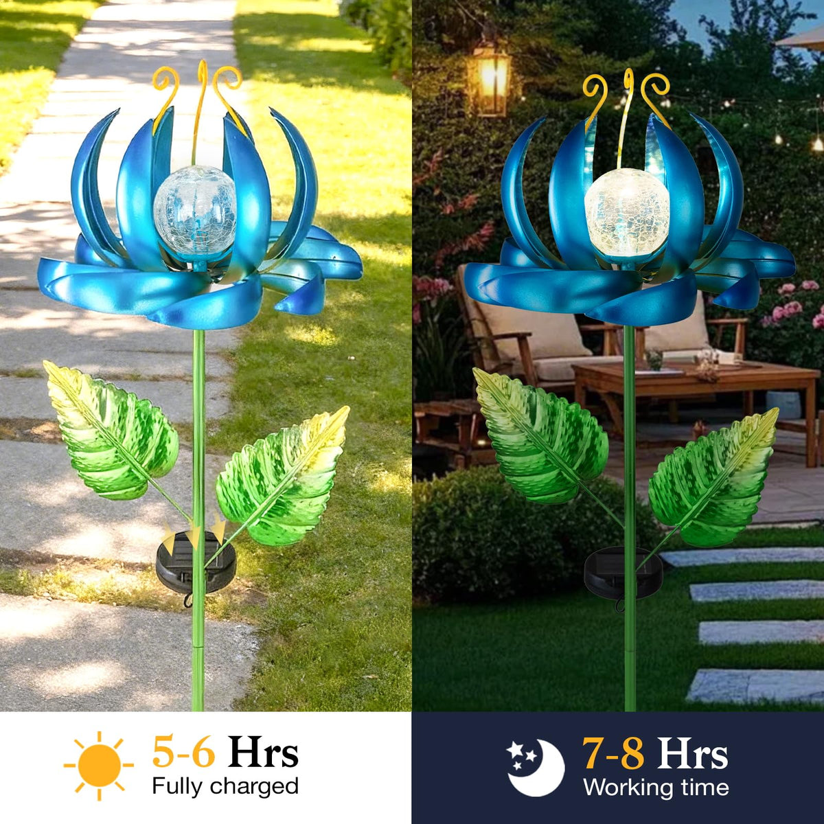 Solar Wind Spinner Lights (Blue-large)