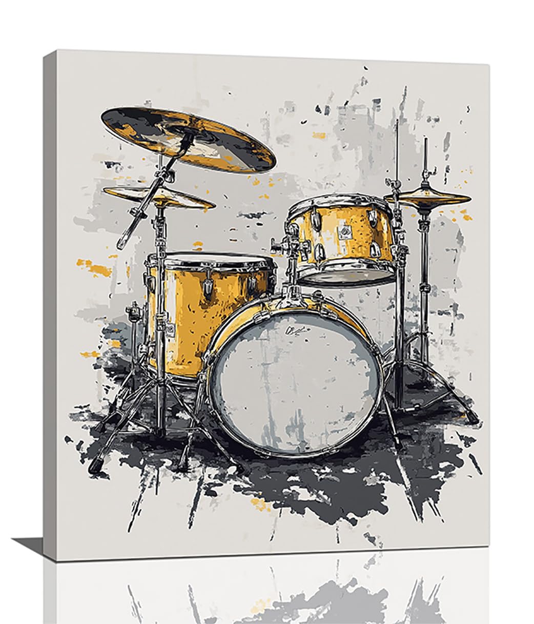 Music Wall Art (24"L x 20"W / Drum)