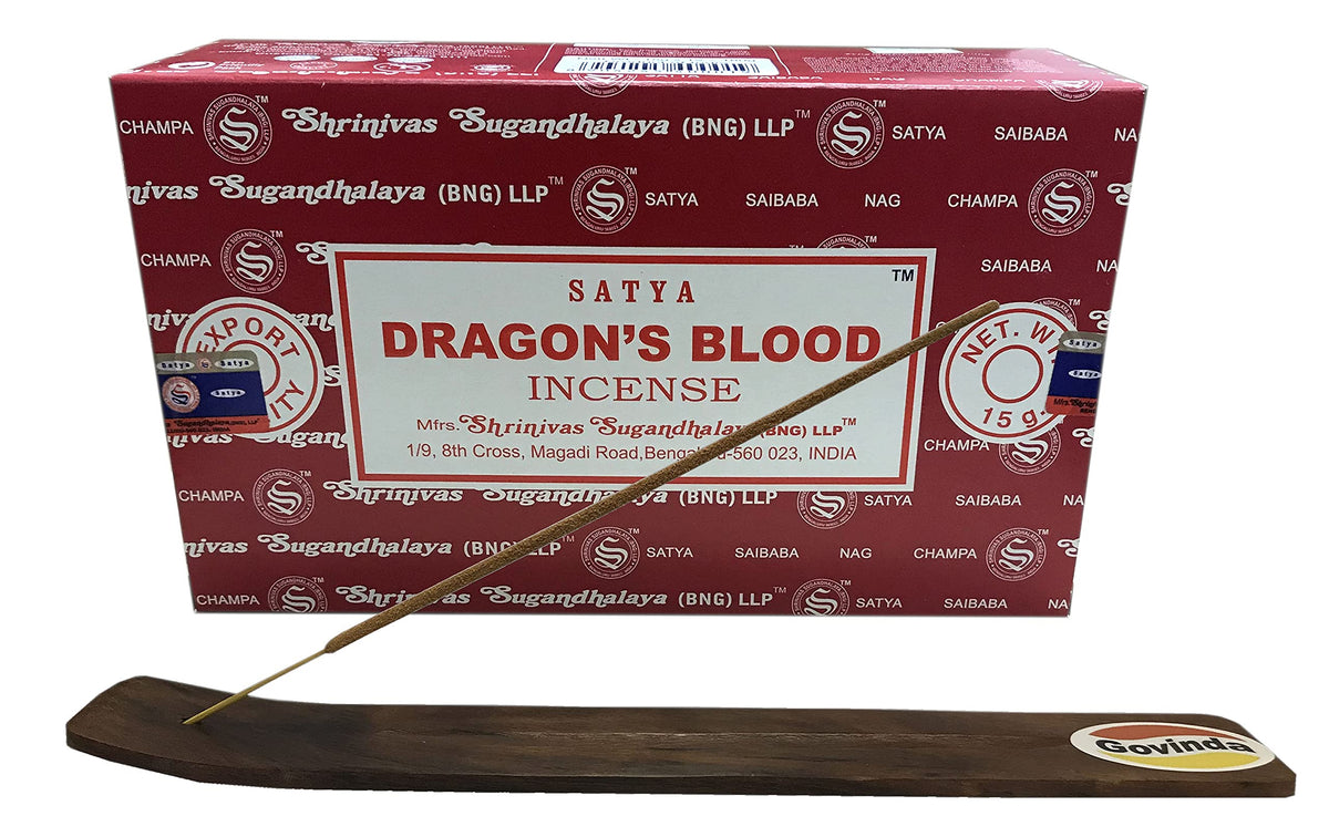 Incense Stick Holder Bundle with Satya Bangalore (Dragon Blood)