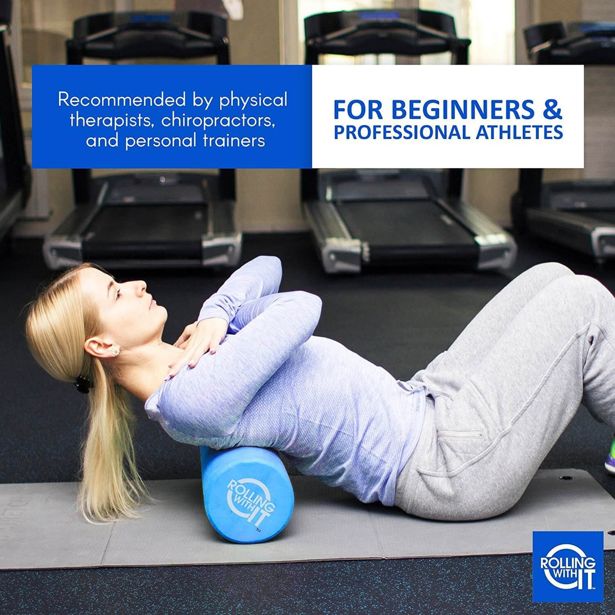 High Density Foam Roller for Physical Therapy (13 x 6 Inch)
