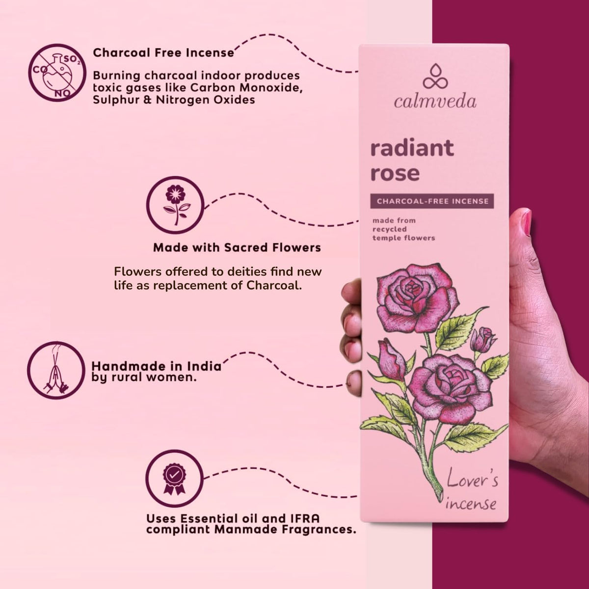 Rose Incense Sticks
