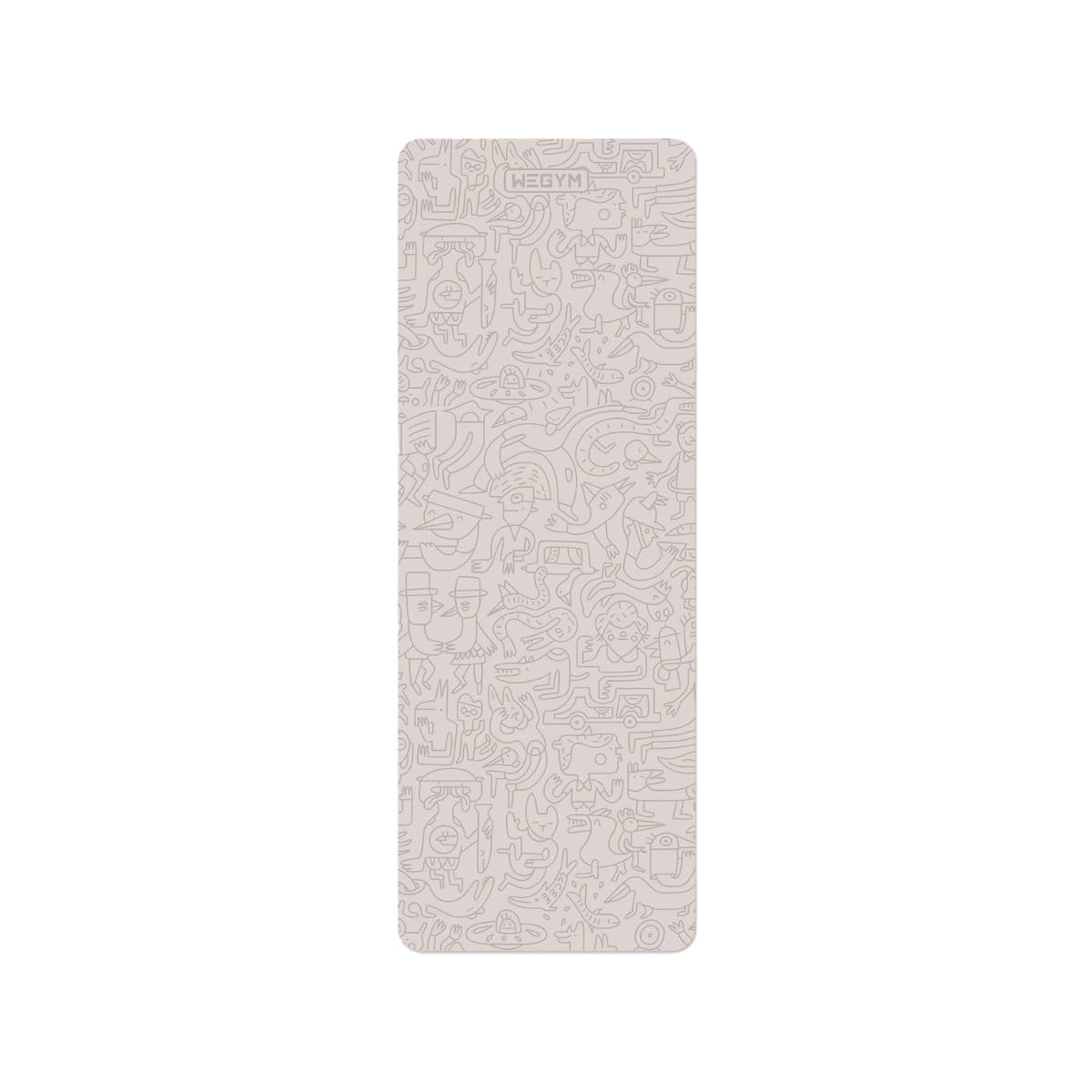 Suede Yoga Mat (Stone Graffiti / Suede)