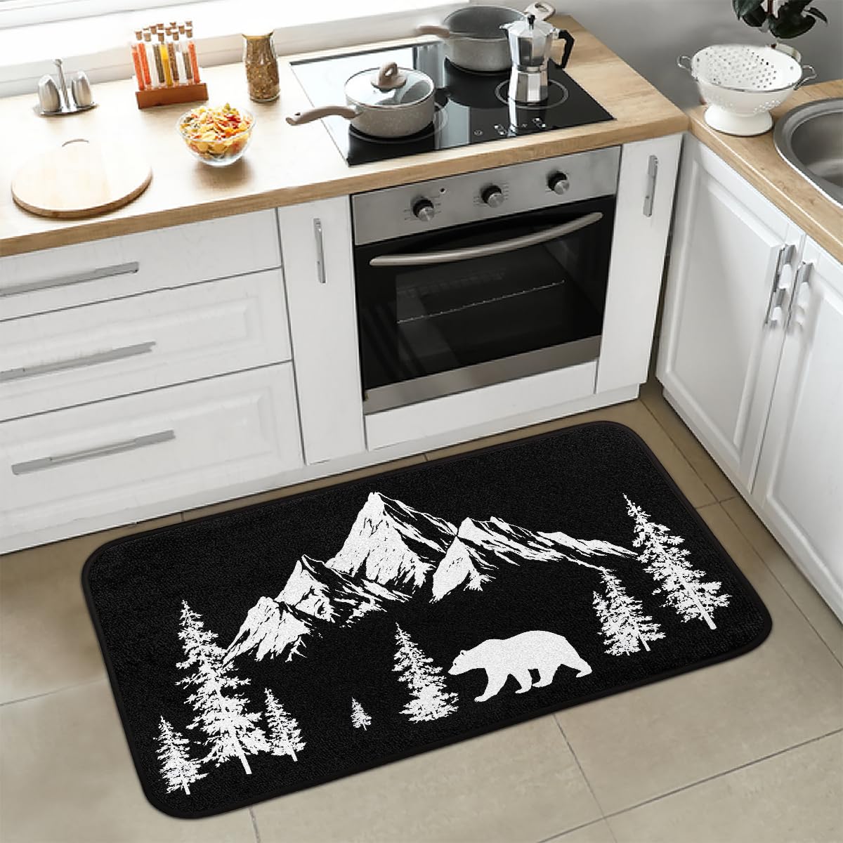 Black Mountain Kitchen Rug Non (Color46)