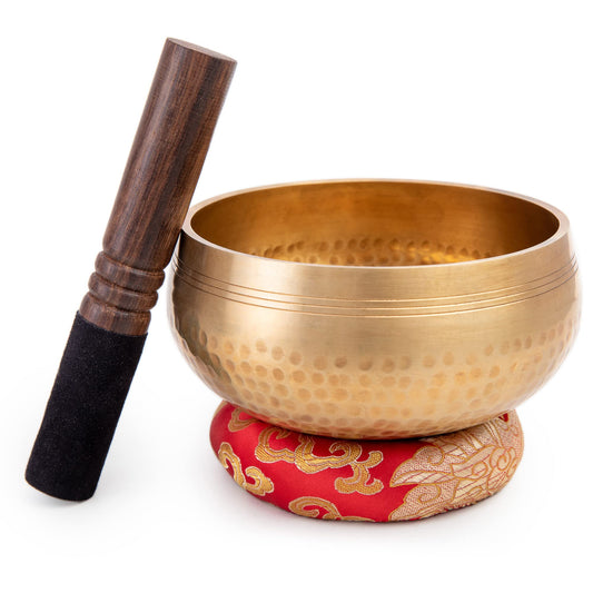 Tibetan Singing Bowl Set (Gold - 5 Inch)