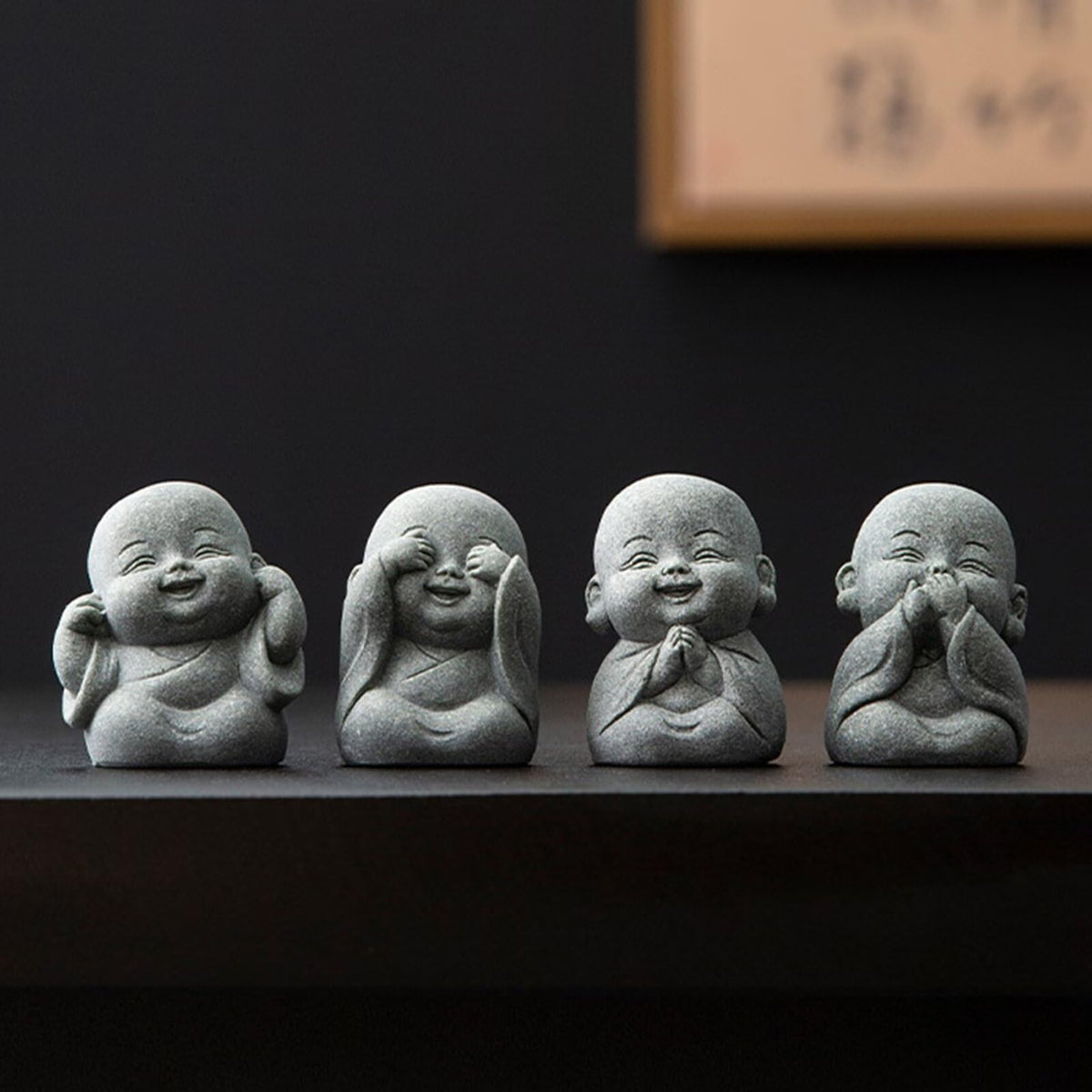 Laughing Buddha Statue Decor (Laughing Buddha)