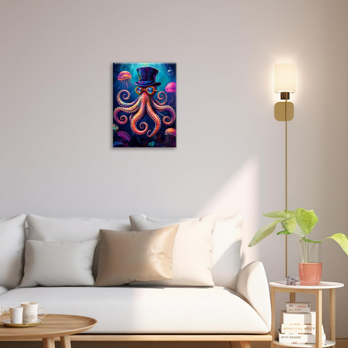Octopus Wall Art (Octopus 1 / 20L" x 16W")