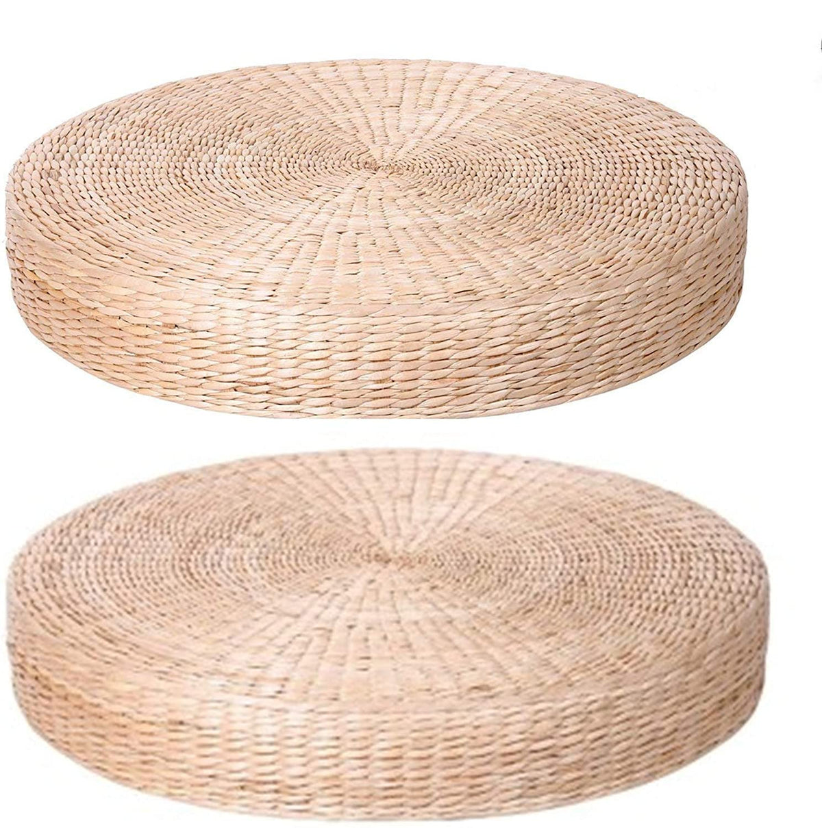 2 Pack Super Bigger Size Tatami Floor Pillow Sitting Cushion (23.6 Inch)