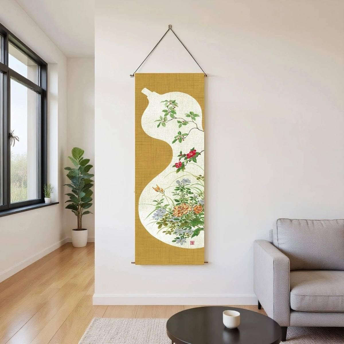 Japanese Tapestry Wall Art (Gourd)
