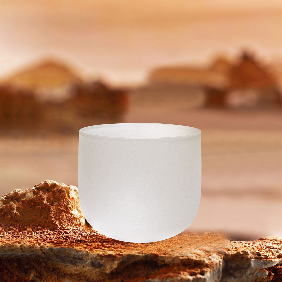 A Note Crystal Singing Bowl 8 inch Third Eye Chakra with Heavy Duty Carrying Case and Suede Mallet (8 inch / A Note)
