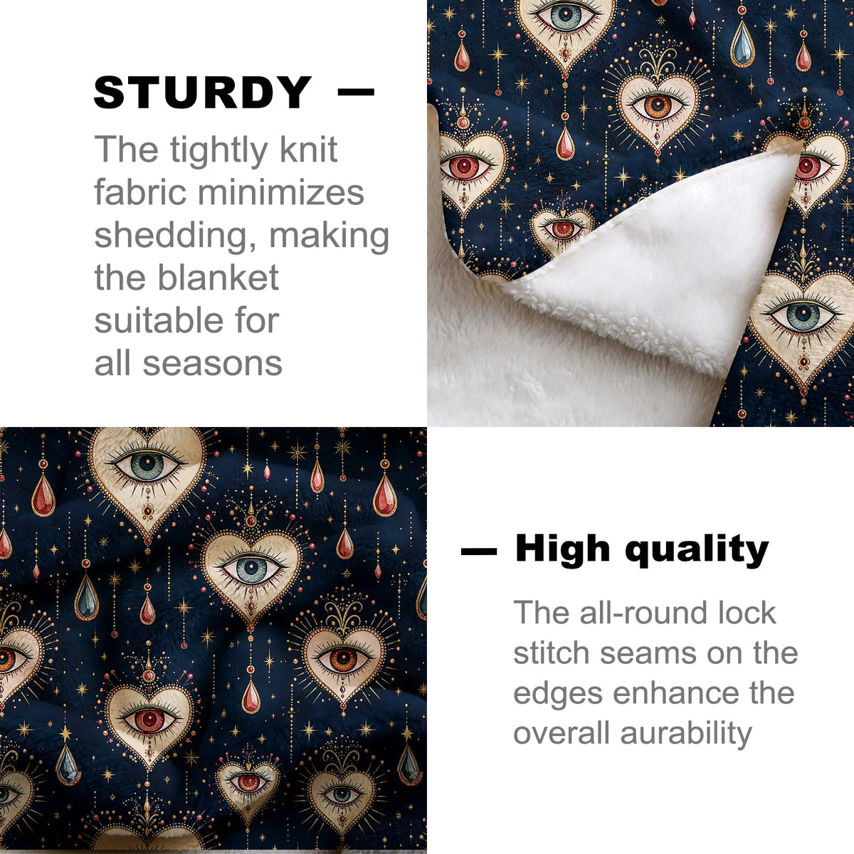 Mystic Eye Flannel Blanket (Mystic Eye / 40x50 inch)