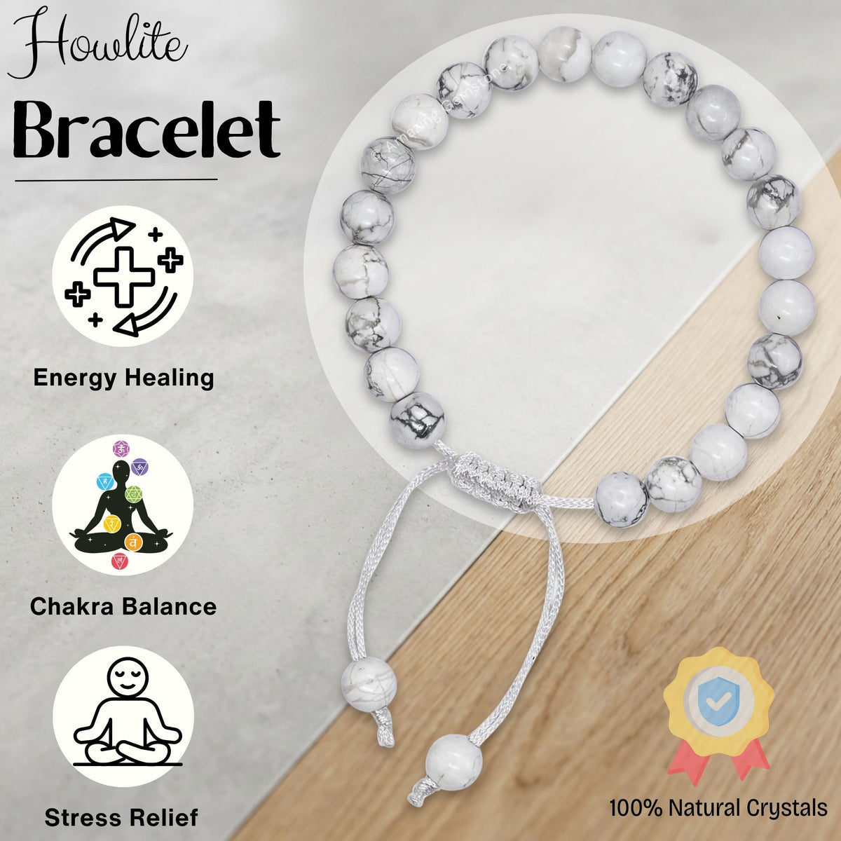 Howlite Bracelet (Howlite)
