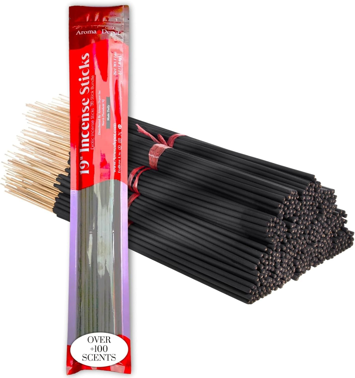 19'' Sandalwood Most Exotic Incense Sticks. One Bundle Approx 27 to 30 Sticks