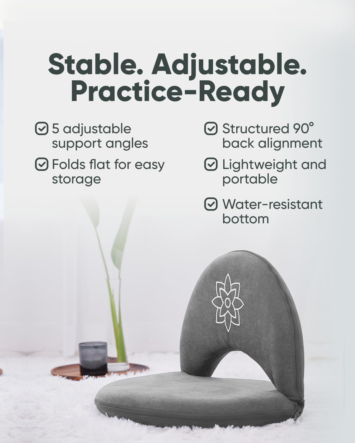 Meditation Chair (Slate Grey)