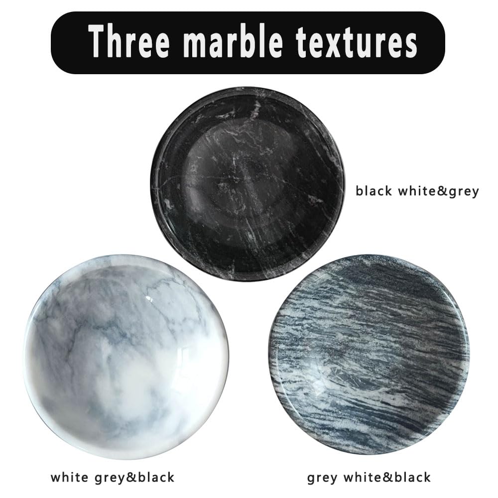 Handmade Natural Marble Incense Holder 9 Hole Ash Catcher Tray for Incense Sticks (Pale)