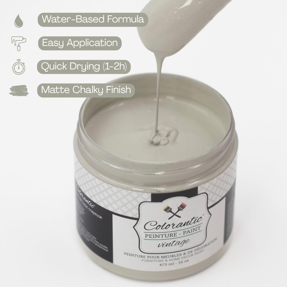 RANCH Chalk Paint Based for Furniture DIY (Ranch / 16 Fl Oz (Pack of 1))