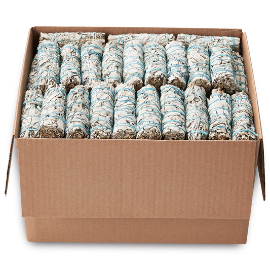 100 White Sage Smudge Sticks 4" (100)