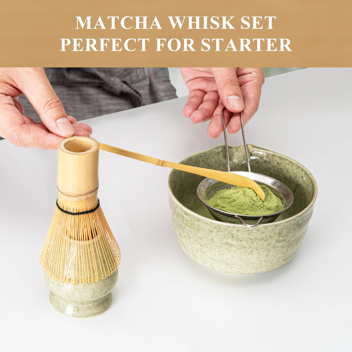 Matcha Whisk Set (Green)
