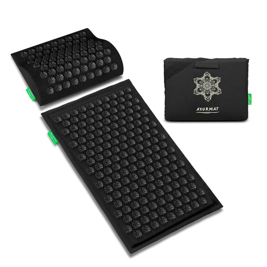 Acupressure Mat and Pillow Set (XL-3Piece)