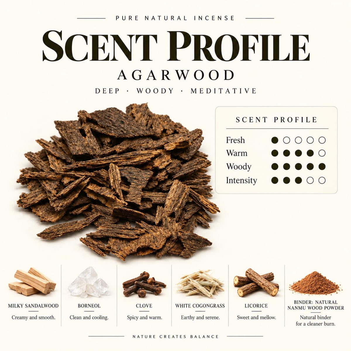 Innergy Agarwood Square Incense Sticks (Agarwood)