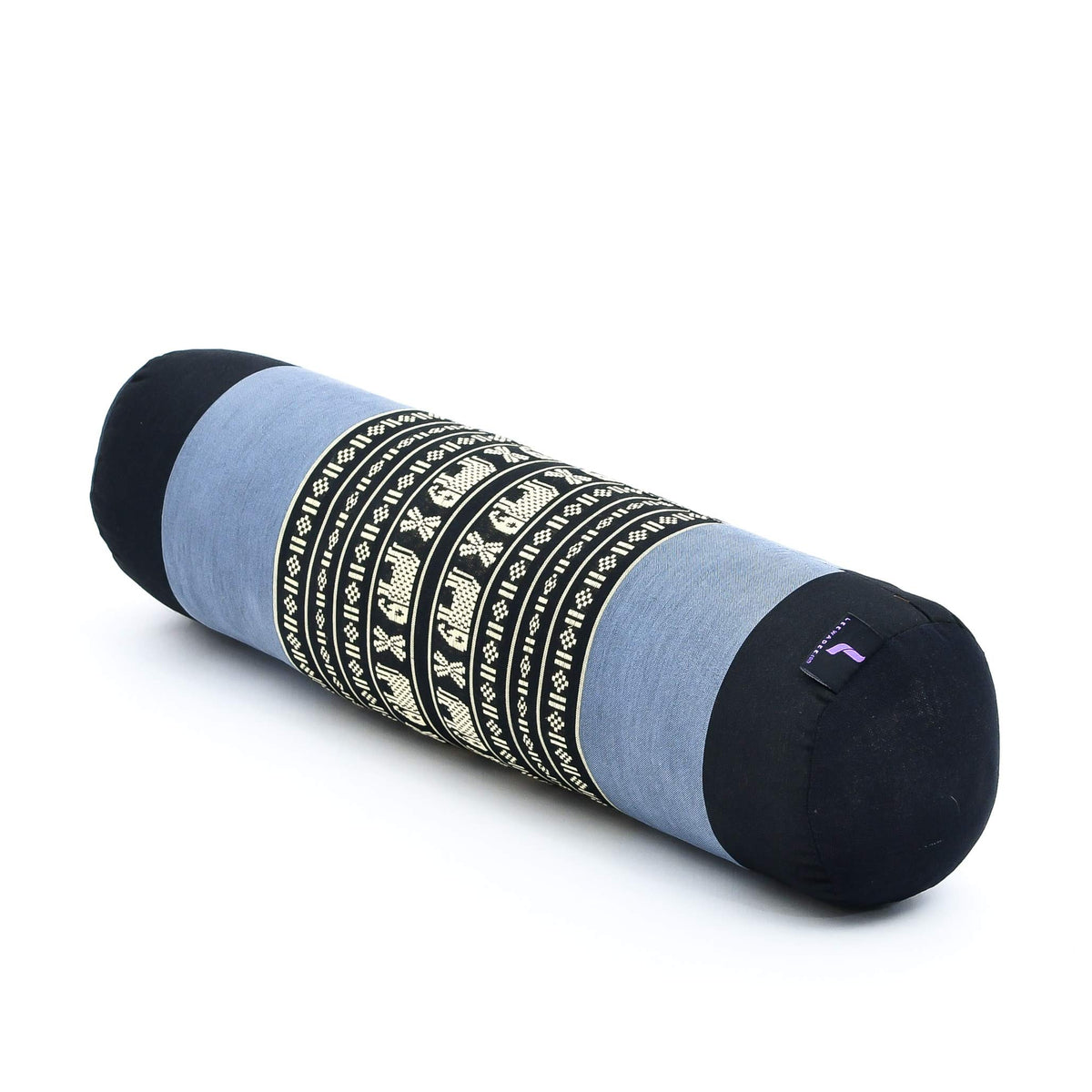 Yoga Bolster 20 x 6 x 6 inches Kapok Roll for Meditation & Massage (Sf15 - Blue)