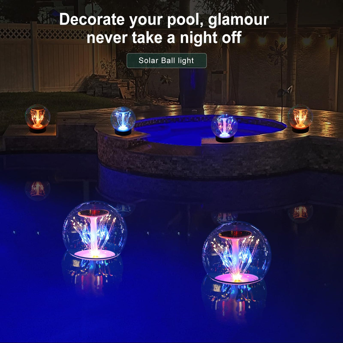 Floating Pool Lights (Black)