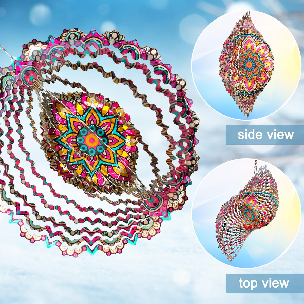 Mandala Blossom Wind Spinner (Mandala Blossom)