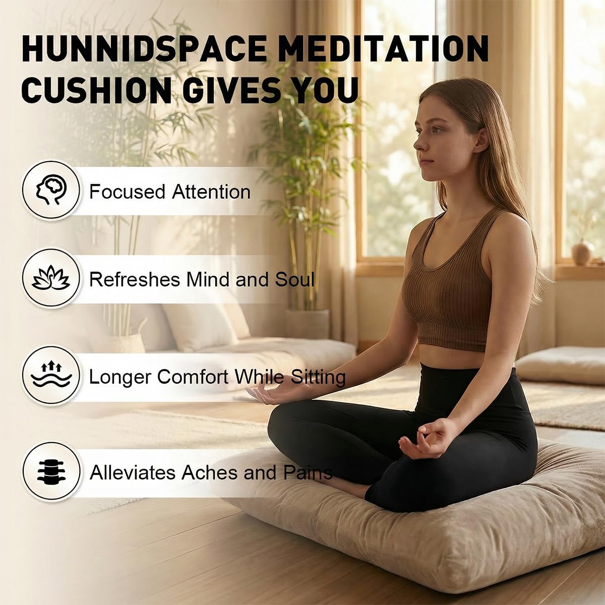 Meditation Cushion Set (Cl01-dark Blue)