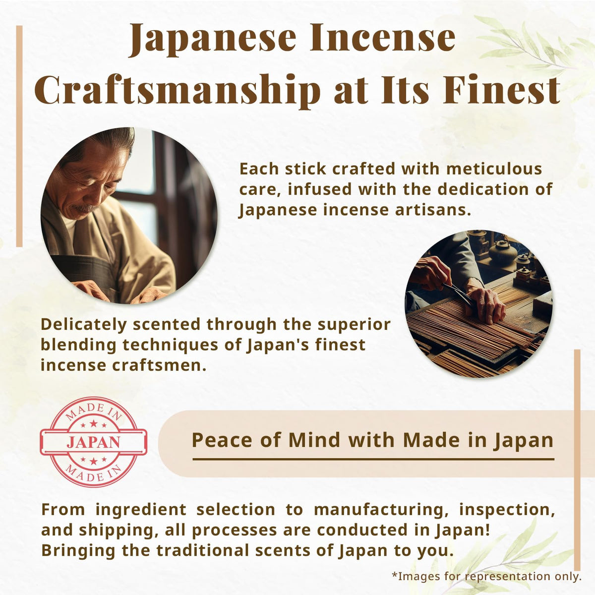 Hasagawa Hasegawa Hyakurakuko Premium Japanese Sandalwood Incense