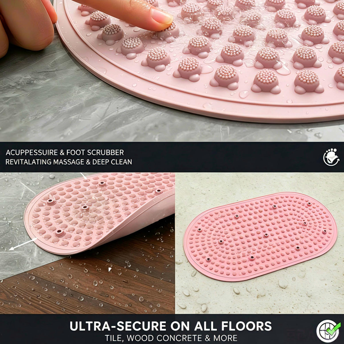 Foot Massage Acupressure Mat for Foot Pain Plantar Fasciitis Relief