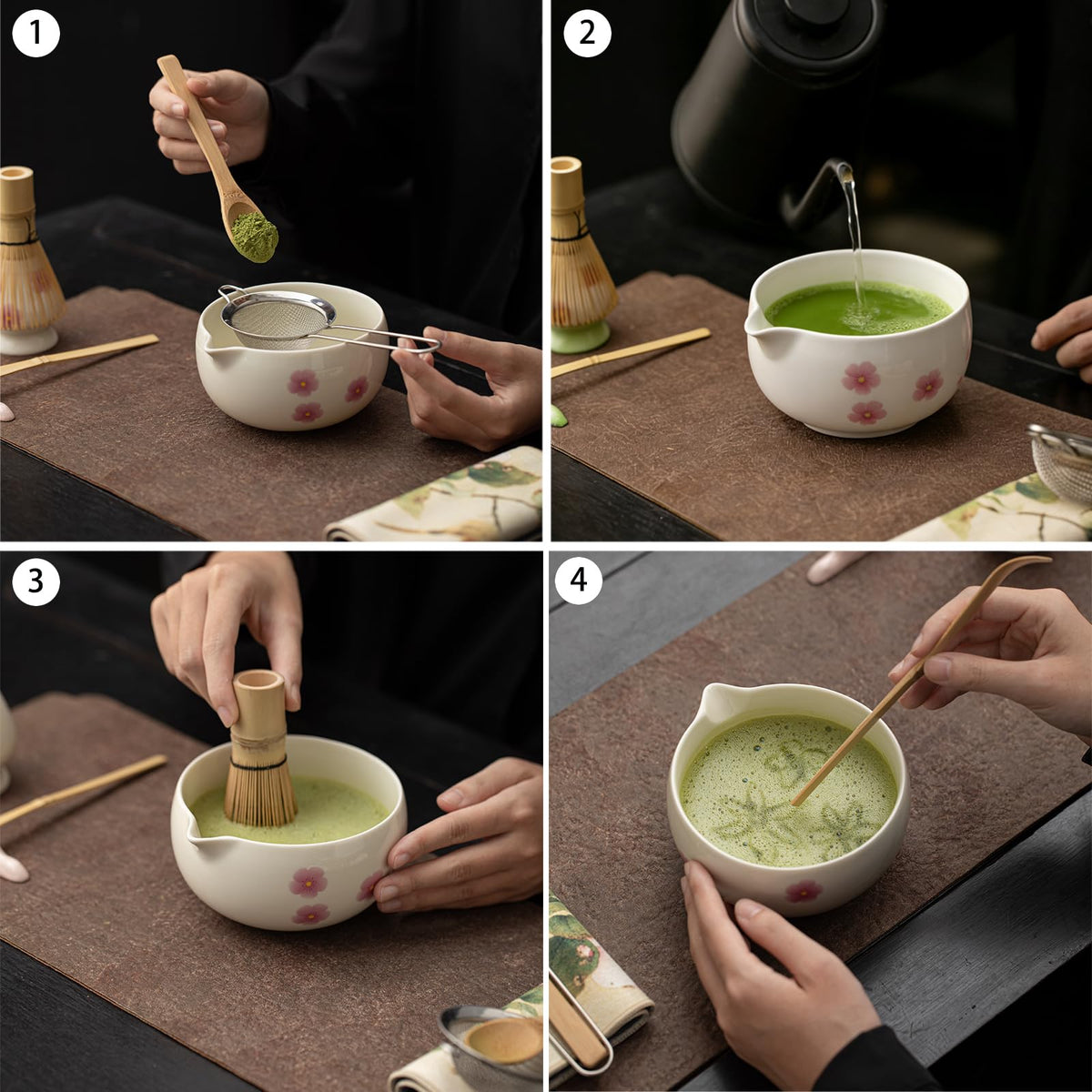 Matcha Whisk Set (Cream)