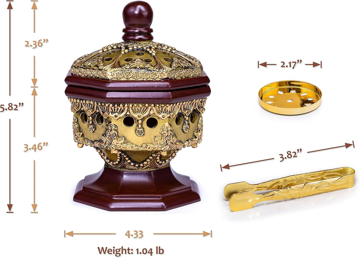 Lux Octagon Incense Burner (Octagon Bronze)