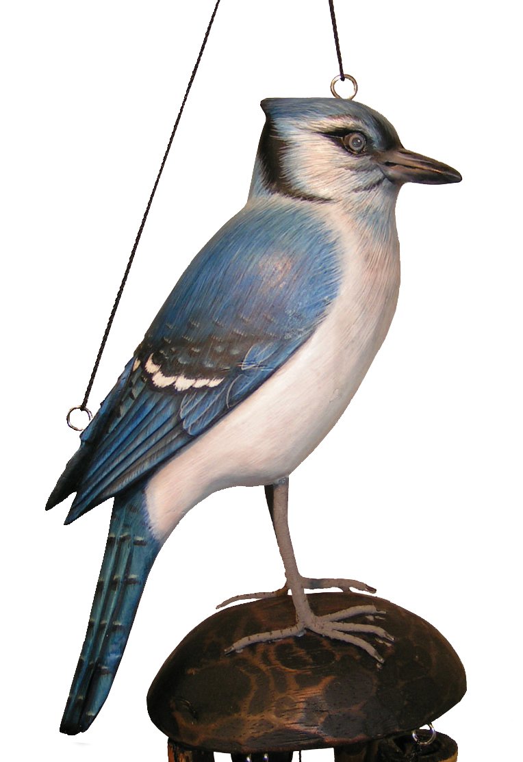 Gifts Bamboo Wind Chime (Hand Painted Blue and White)