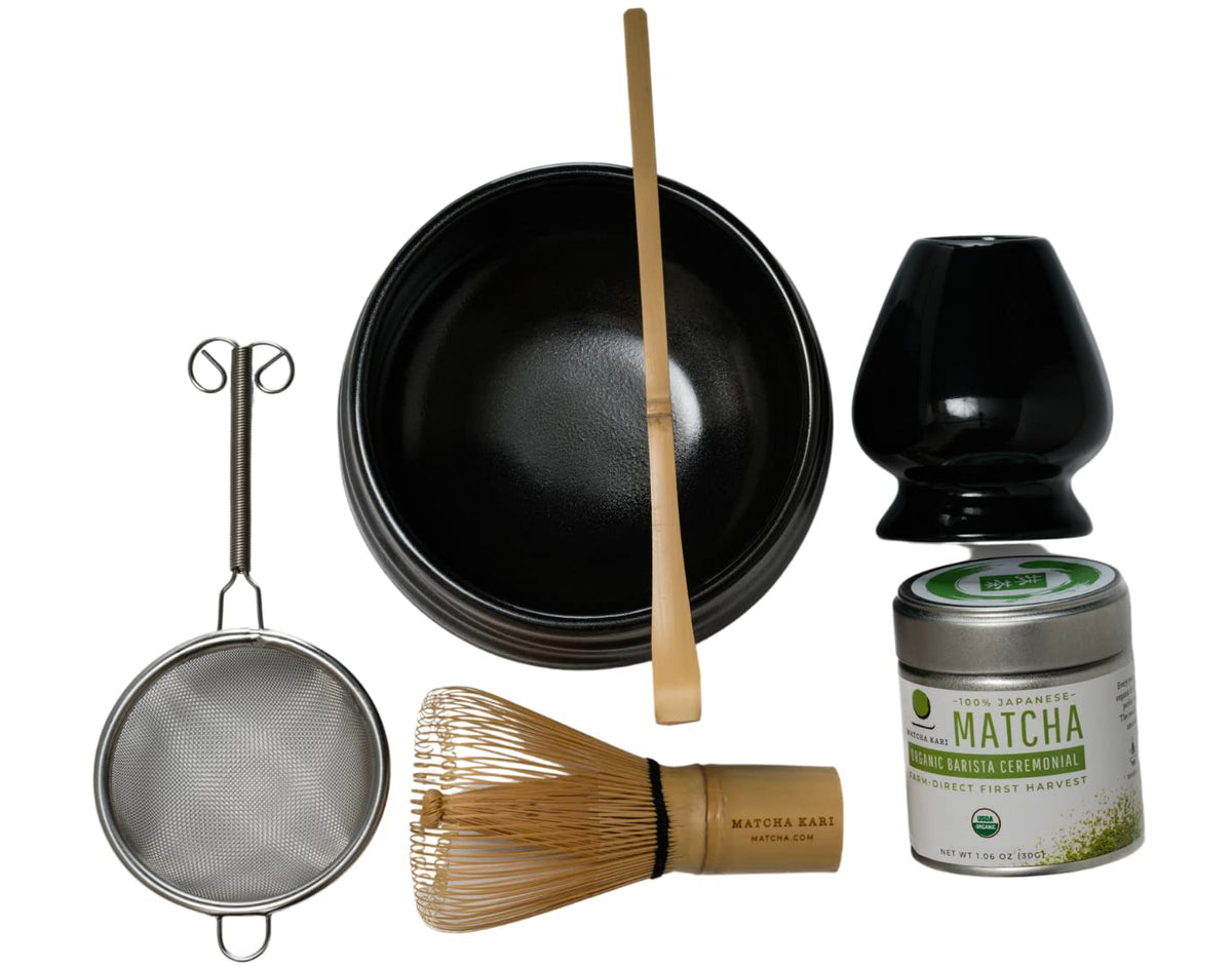 Complete Matcha Whisk Set (Black)