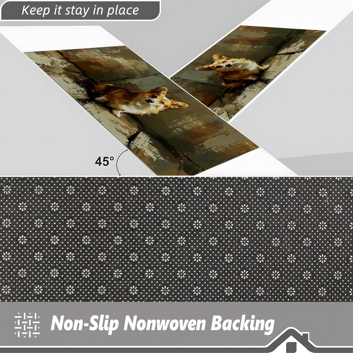 Hummingbird Door Mat Indoor 17x29.5 Inch Non Woven Entryway Area Rug (Hummingbird)