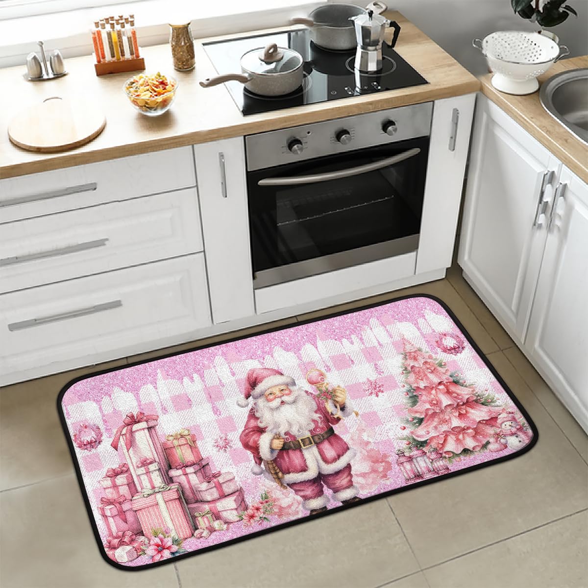Christmas Kitchen Rug Non (B:d-32)