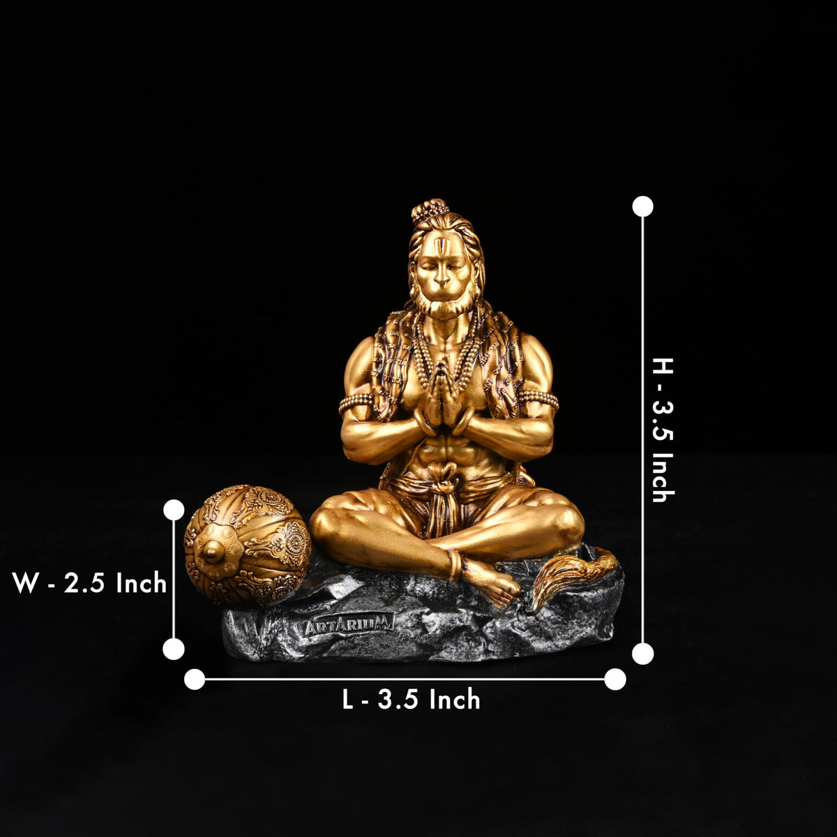 Mahabali Hanuman Statue for Car Dashboard (14. Mahabali Hanuman)